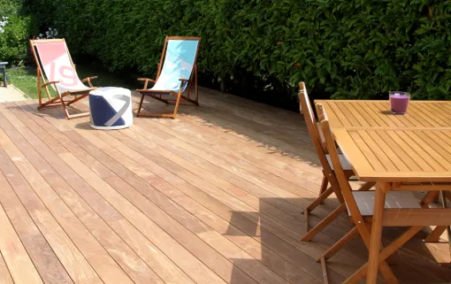 Construction de terrasse en bois et carport aux Abrets, Les Abrets en Dauphiné, Vincent Decoux