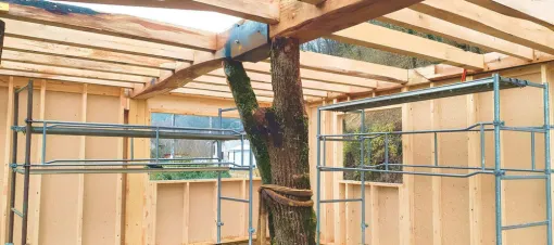 Extension à ossature bois à Chambéry, Les Abrets en Dauphiné, Vincent Decoux