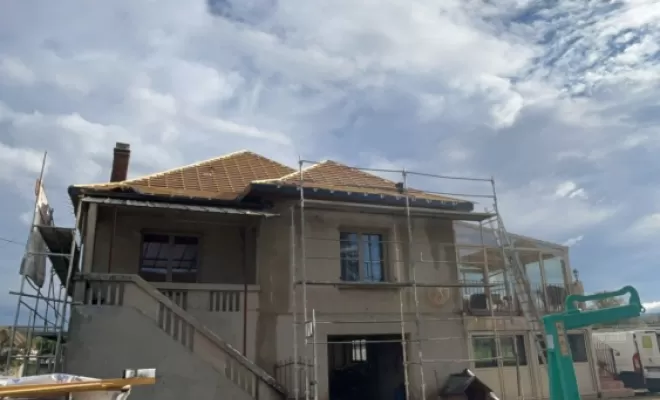 Rénovation de couverture de toiture de maison à Saint-Didier d'Aoste, Les Abrets en Dauphiné, Vincent Decoux