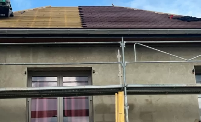 Rénovation de couverture de toiture de maison à Saint-Didier d'Aoste, Les Abrets en Dauphiné, Vincent Decoux